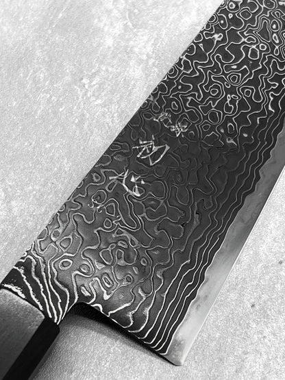 hatsukokoro ryuhyo sg2 Damascus 180mm santoku stainless steel masaru knives Malaysia chef japanese Japan knife 
