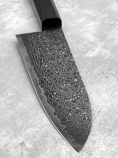 hatsukokoro ryuhyo sg2 Damascus 180mm santoku stainless steel masaru knives Malaysia chef japanese Japan knife 