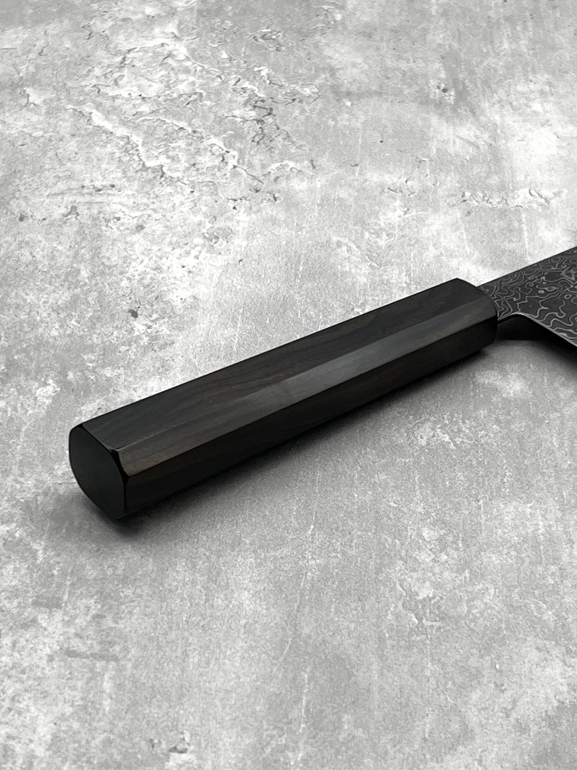 hatsukokoro ryuhyo 210mm kurozome black series masaru knives Malaysia Japan chef gyuto kiritsuke knife sg2 stainless steel 