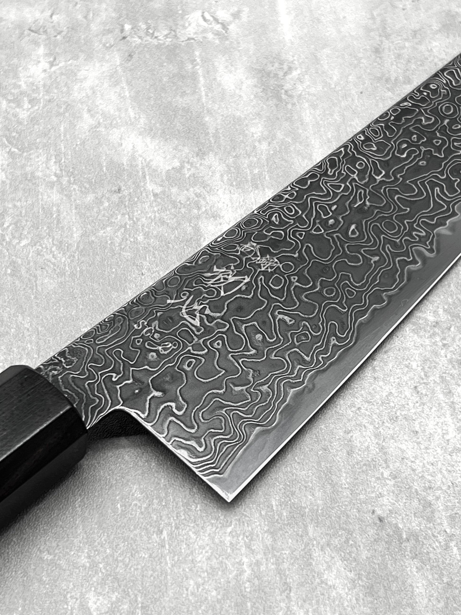 hatsukokoro ryuhyo 210mm kurozome black series masaru knives Malaysia Japan chef gyuto kiritsuke knife sg2 stainless steel 