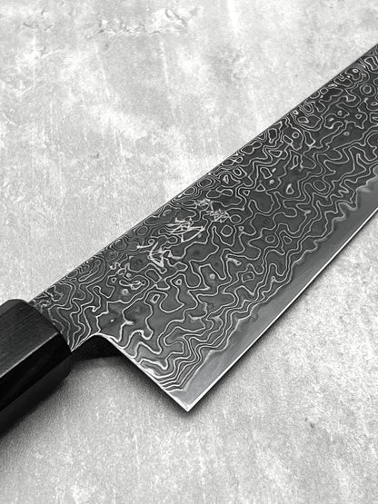 hatsukokoro ryuhyo 210mm kurozome black series masaru knives Malaysia Japan chef gyuto kiritsuke knife sg2 stainless steel 