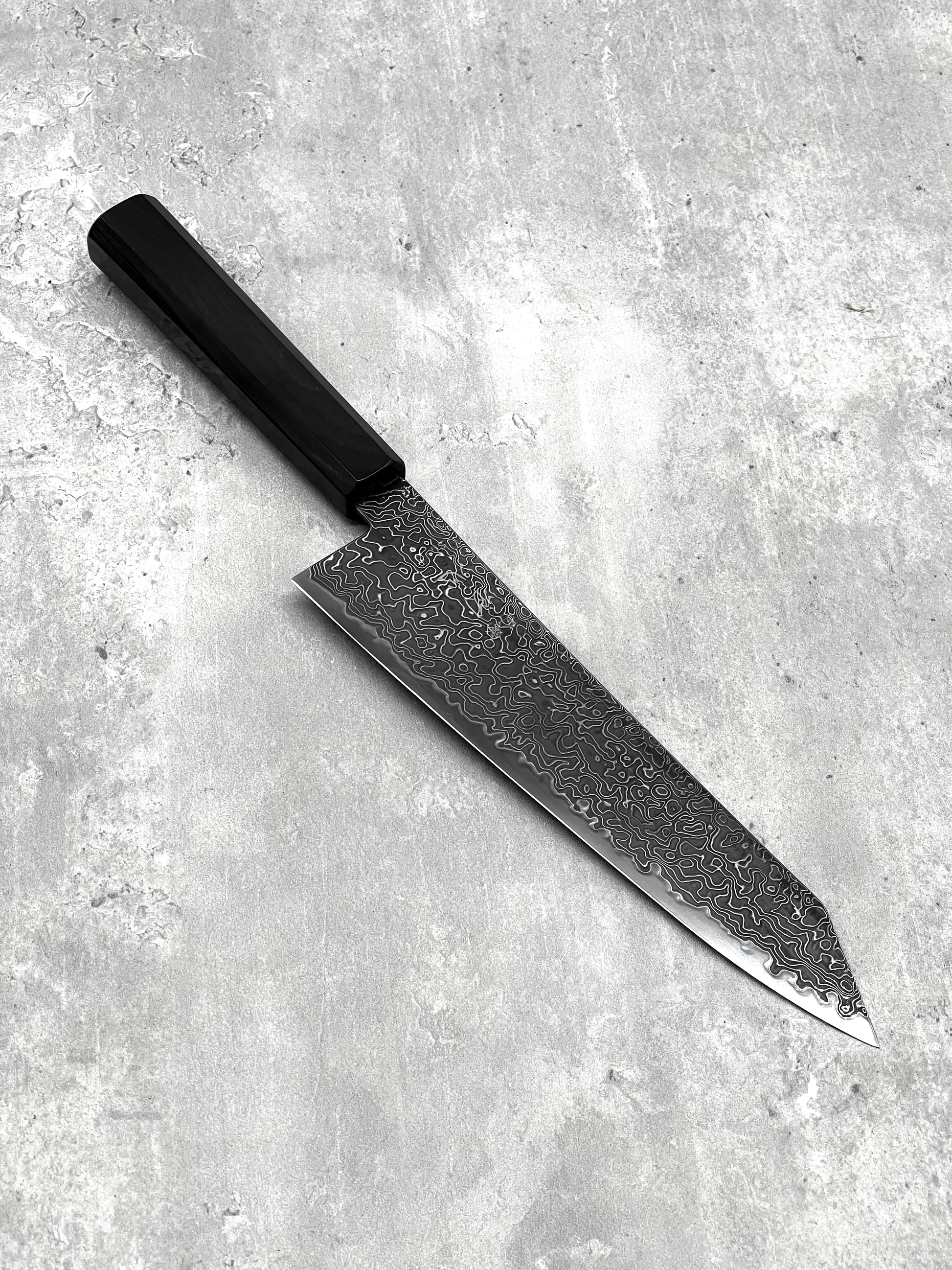 hatsukokoro ryuhyo 210mm kurozome black series masaru knives Malaysia Japan chef gyuto kiritsuke knife sg2 stainless steel 