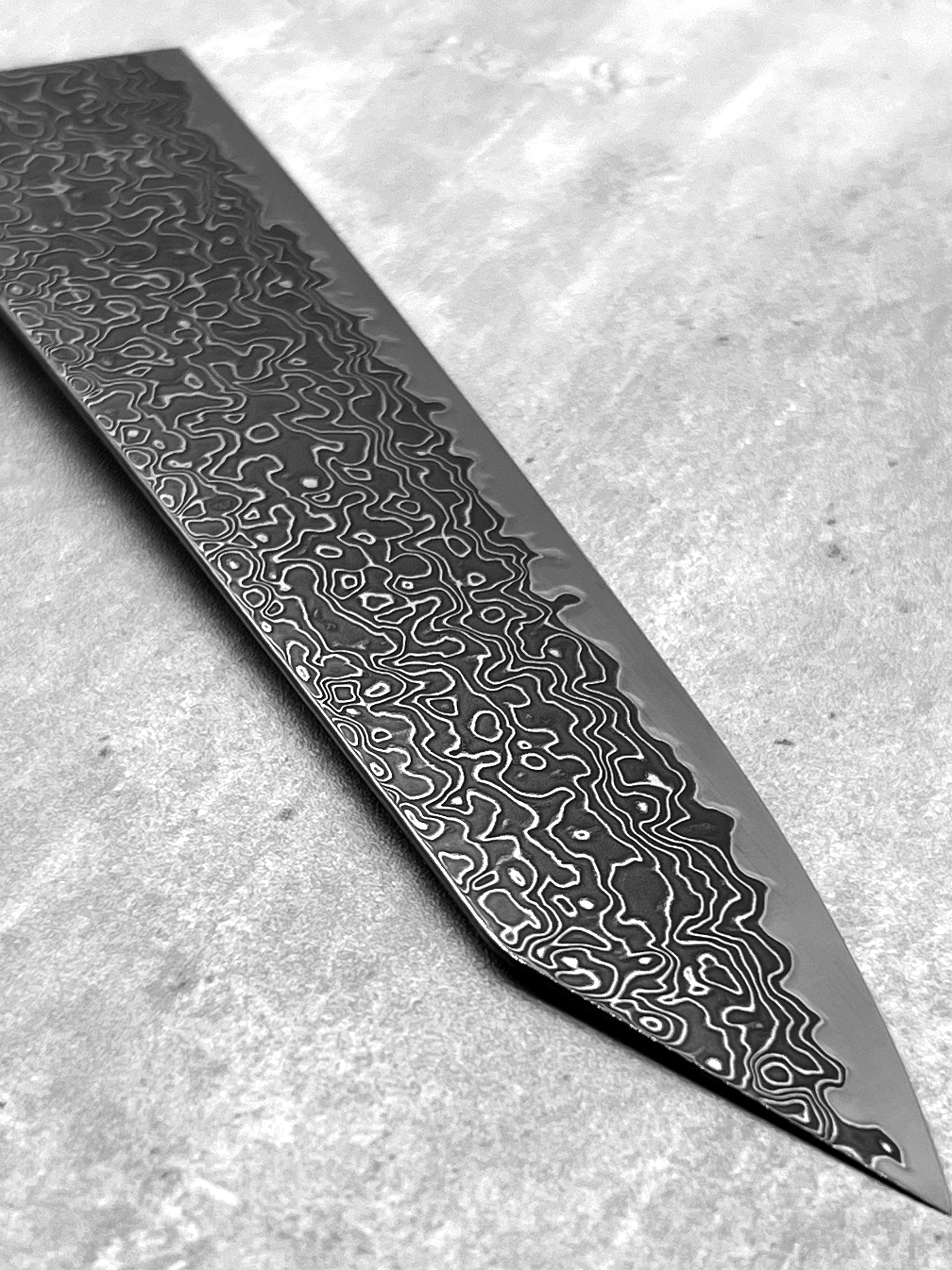 hatsukokoro ryuhyo 210mm kurozome black series masaru knives Malaysia Japan chef gyuto kiritsuke knife sg2 stainless steel 