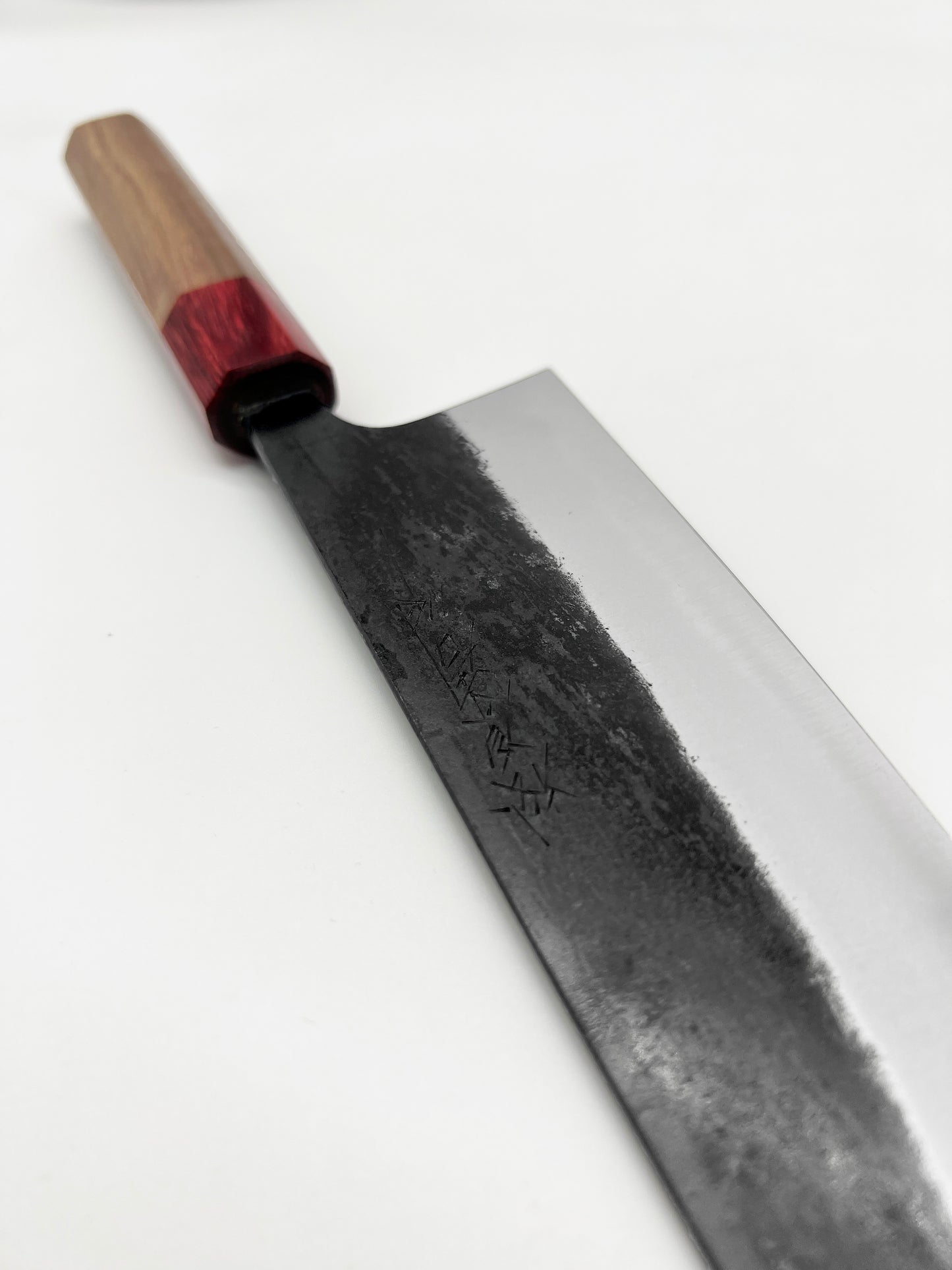 masaru knives Malaysia matsubara carbon steel Japanese knives katsuto tanaka bunka 165mm walnut chef kitchen gyuto shirogami white 1 hand forged 