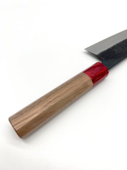 masaru knives Malaysia matsubara carbon steel Japanese knives katsuto tanaka bunka 165mm walnut chef kitchen gyuto shirogami white 1 hand forged 