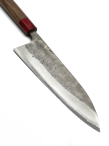 masaru knives Malaysia matsubara katsuto tanaka Japanese Japan carbon steel Aogami 2 blue steel multipurpose chef hand forged nashiji gyuto 210mm santoku 