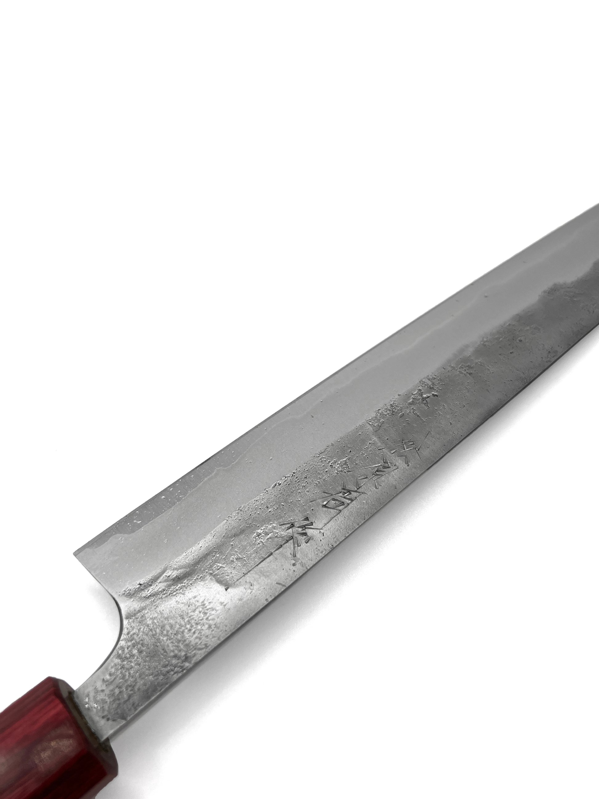 masaru knives Malaysia matsubara katsuto tanaka Japanese Japan carbon steel Aogami 2 blue steel multipurpose chef hand forged nashiji gyuto 210mm santoku  sujihiki 270mm