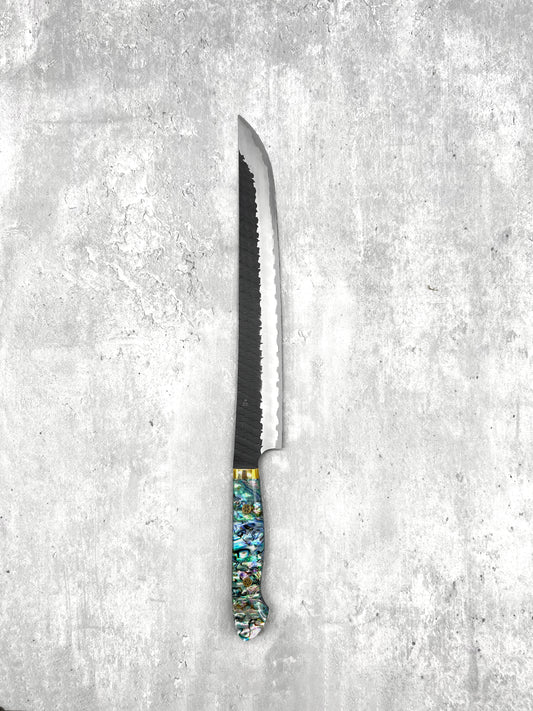 nigara sakimaru sg2 300mm sujihiki abalone handle masaru knives Malaysia chef knife japanese Japan stainless steel