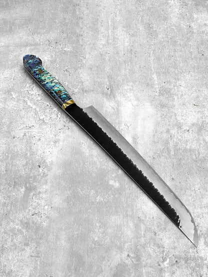 nigara sakimaru sg2 300mm sujihiki abalone handle masaru knives Malaysia chef knife japanese Japan stainless steel