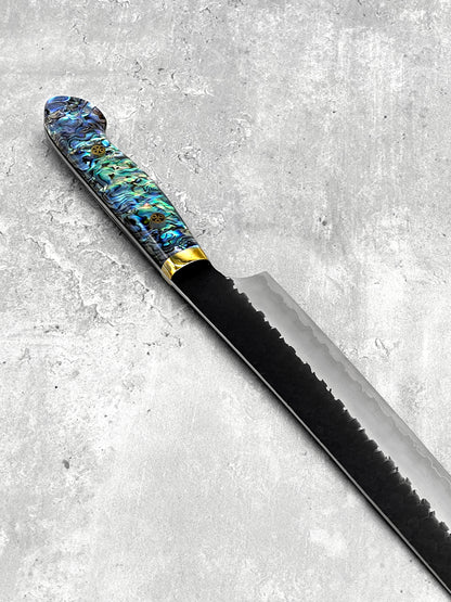 nigara sakimaru sg2 300mm sujihiki abalone handle masaru knives Malaysia chef knife japanese Japan stainless steel