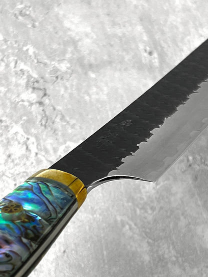 nigara sakimaru sg2 300mm sujihiki abalone handle masaru knives Malaysia chef knife japanese Japan stainless steel
