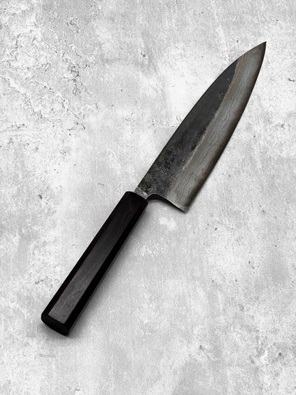 hatsukokoro kumokage 210mm damascus gyuto black kurouchi masaru knives Malaysia japanese knife handmade carbon aogami 2 