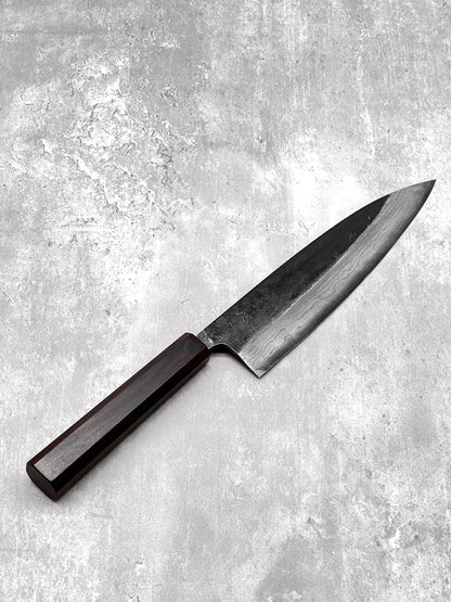 hatsukokoro kumokage 210mm damascus gyuto black kurouchi masaru knives Malaysia japanese knife handmade carbon aogami 2 
