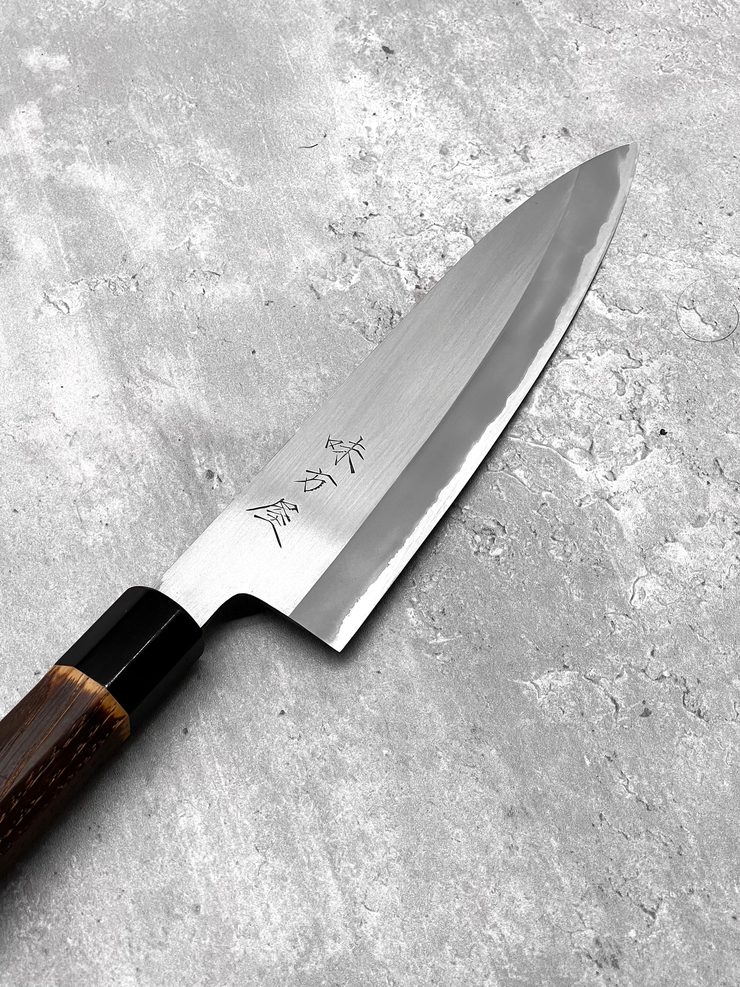 mutsumi hinoura shirogami #2 masaru knives Malaysia white steel gyuto 210mm japanese high carbon knife sanjo 