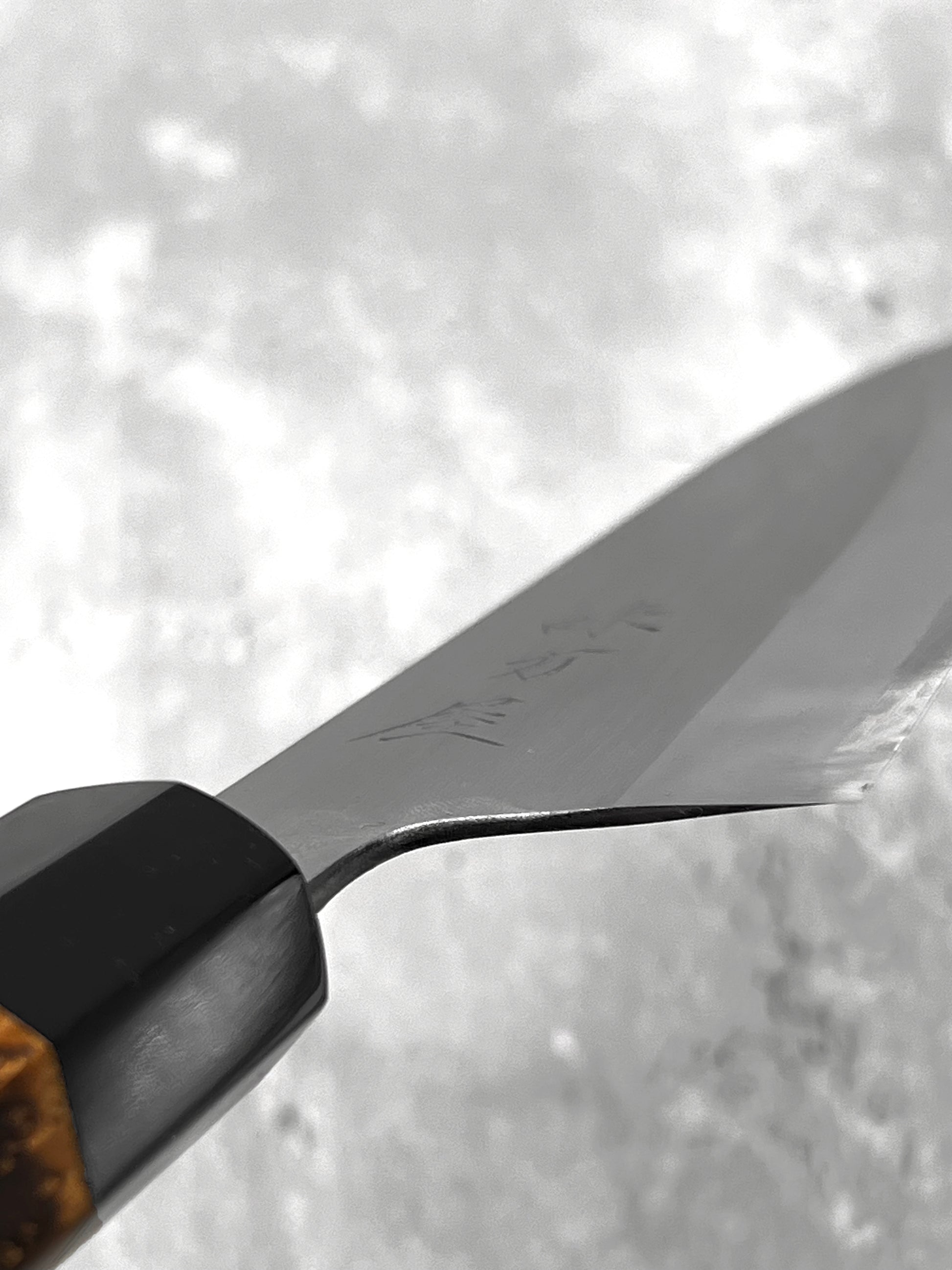 mutsumi hinoura shirogami #2 masaru knives Malaysia white steel gyuto 210mm japanese high carbon knife sanjo 