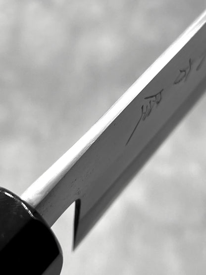mutsumi hinoura shirogami #2 masaru knives Malaysia white steel gyuto 210mm japanese high carbon knife sanjo 