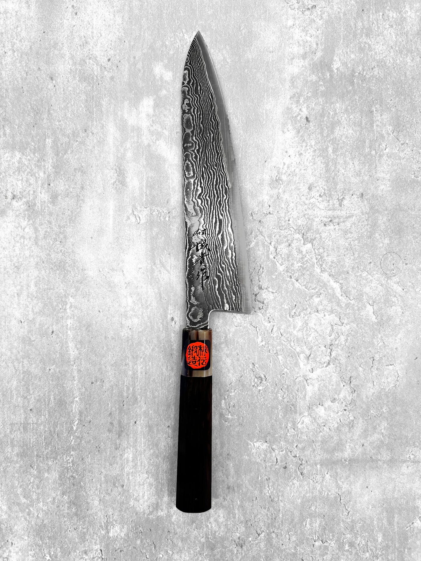 Shigeki Tanaka masaru knives Malaysia sg2 r2 Damascus miki stainless steel buffalo horn kurozome gyuto 210mm