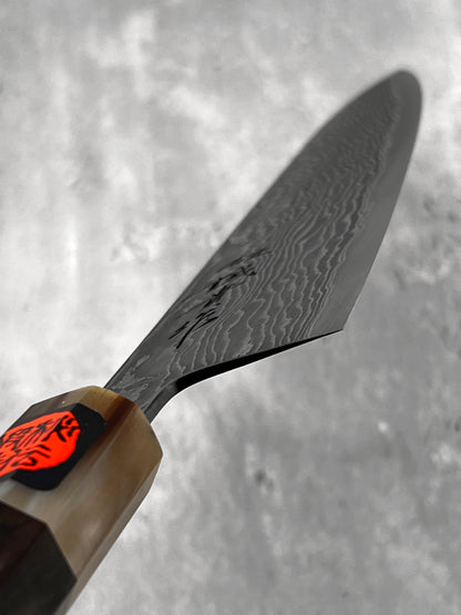 Shigeki Tanaka masaru knives Malaysia sg2 r2 Damascus miki stainless steel buffalo horn kurozome gyuto 210mm