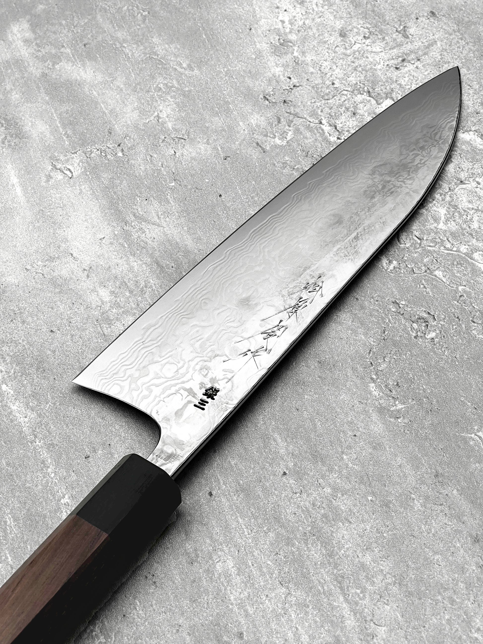 Matsubara Knives nagasaki japan masaru knives Malaysia gyuto 210mm ginsan 3 stainless steel damascus handmade 
