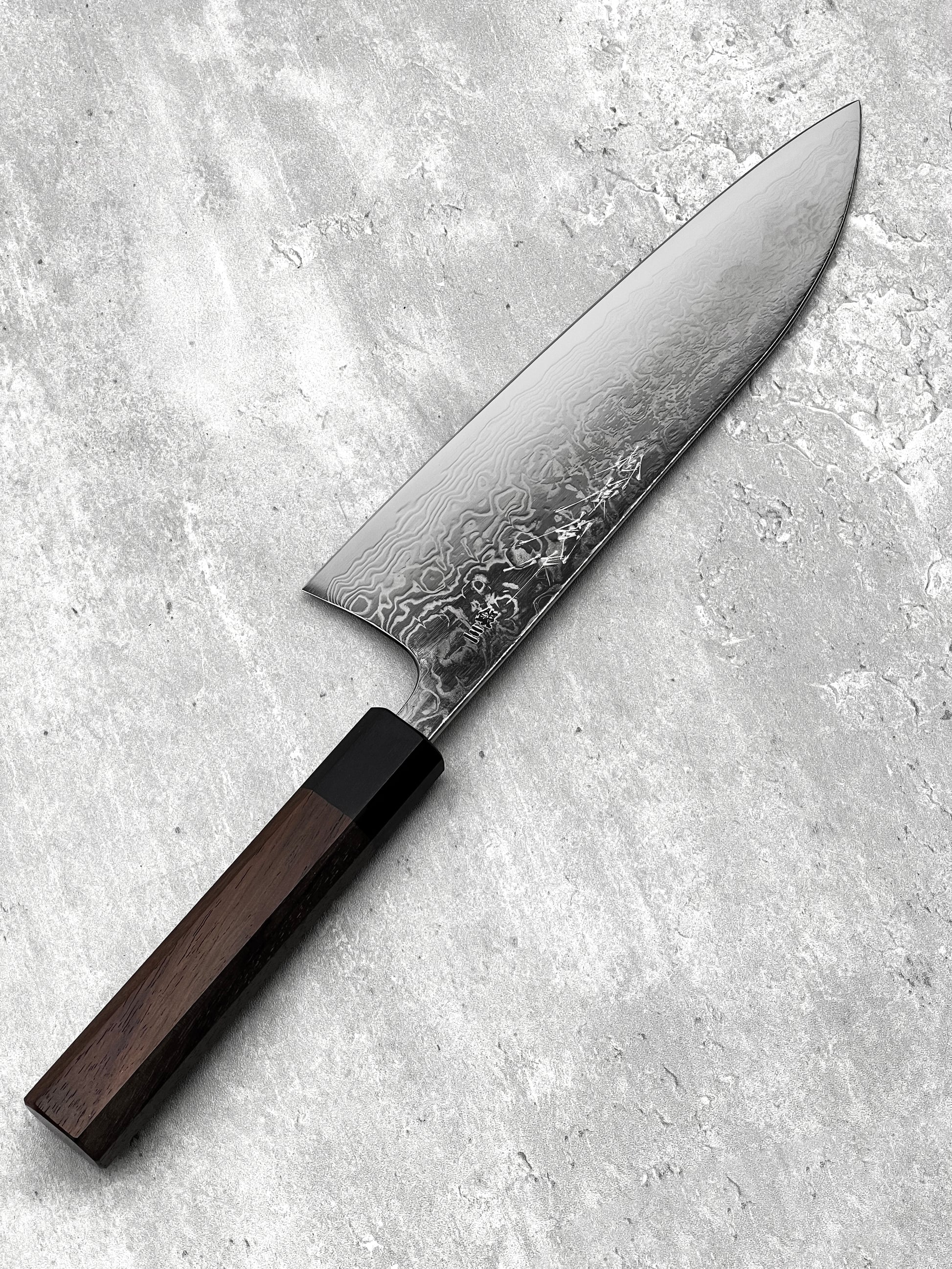Matsubara Knives nagasaki japan masaru knives Malaysia gyuto 210mm ginsan 3 stainless steel damascus handmade 