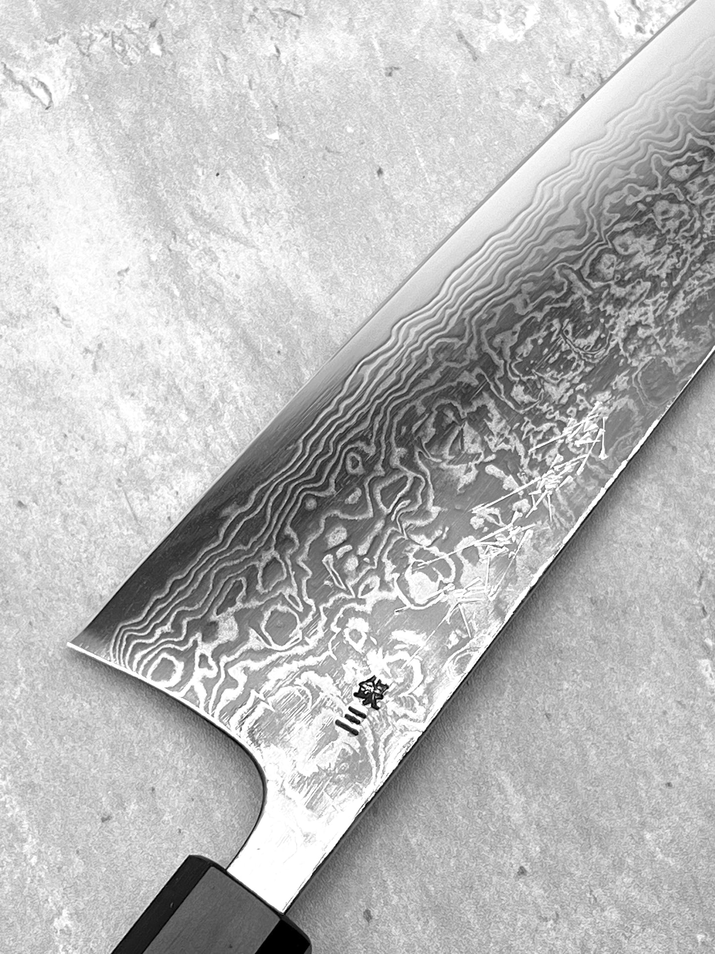 Matsubara Knives nagasaki japan masaru knives Malaysia gyuto 210mm ginsan 3 stainless steel damascus handmade 