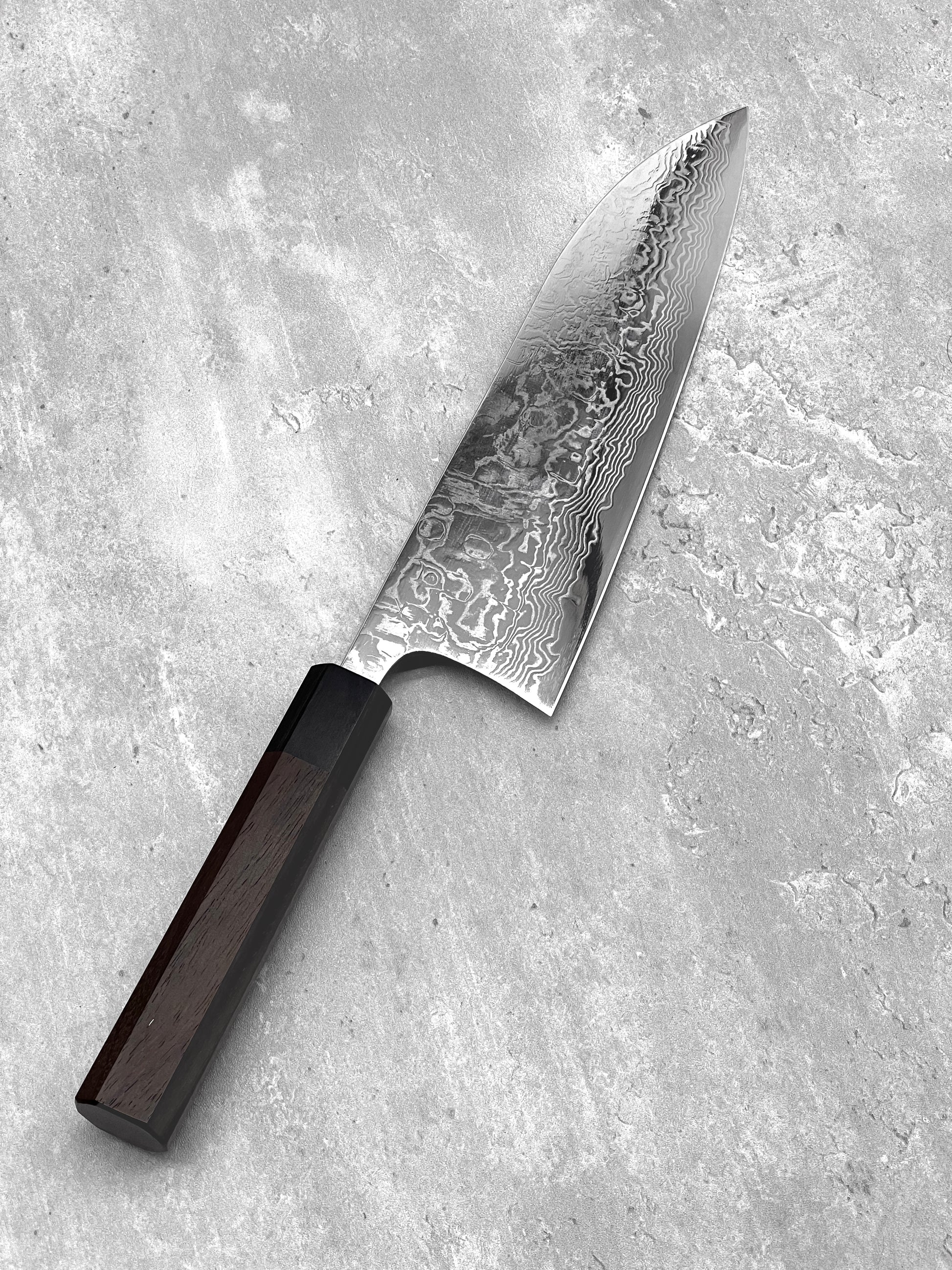 Matsubara Knives nagasaki japan masaru knives Malaysia gyuto 210mm ginsan 3 stainless steel damascus handmade 
