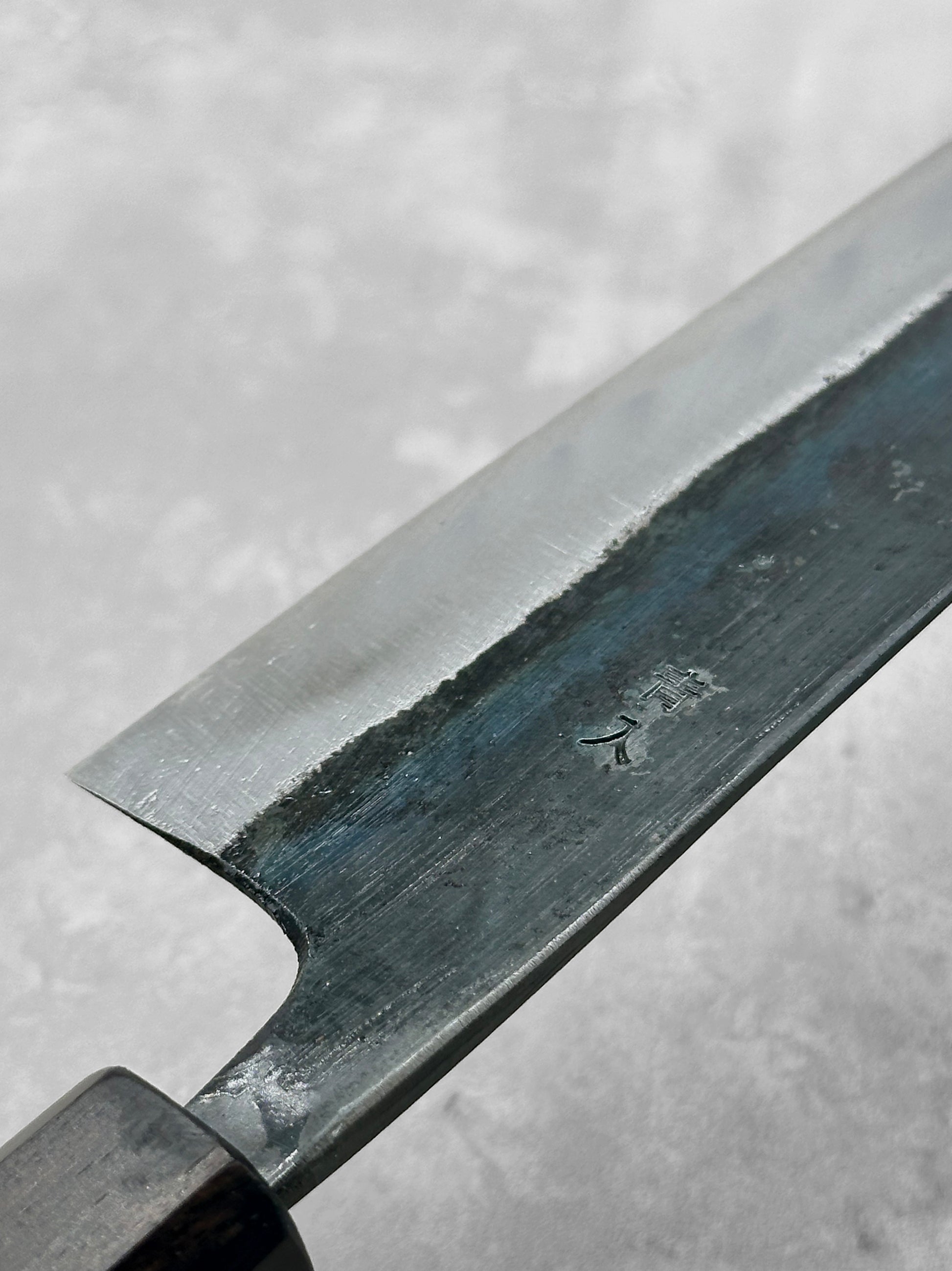 hatsukokoro kuronami blue 2 aogami masaru knives Malaysia Japan japanese knife chef santoku 165mm ebony carbon steel 