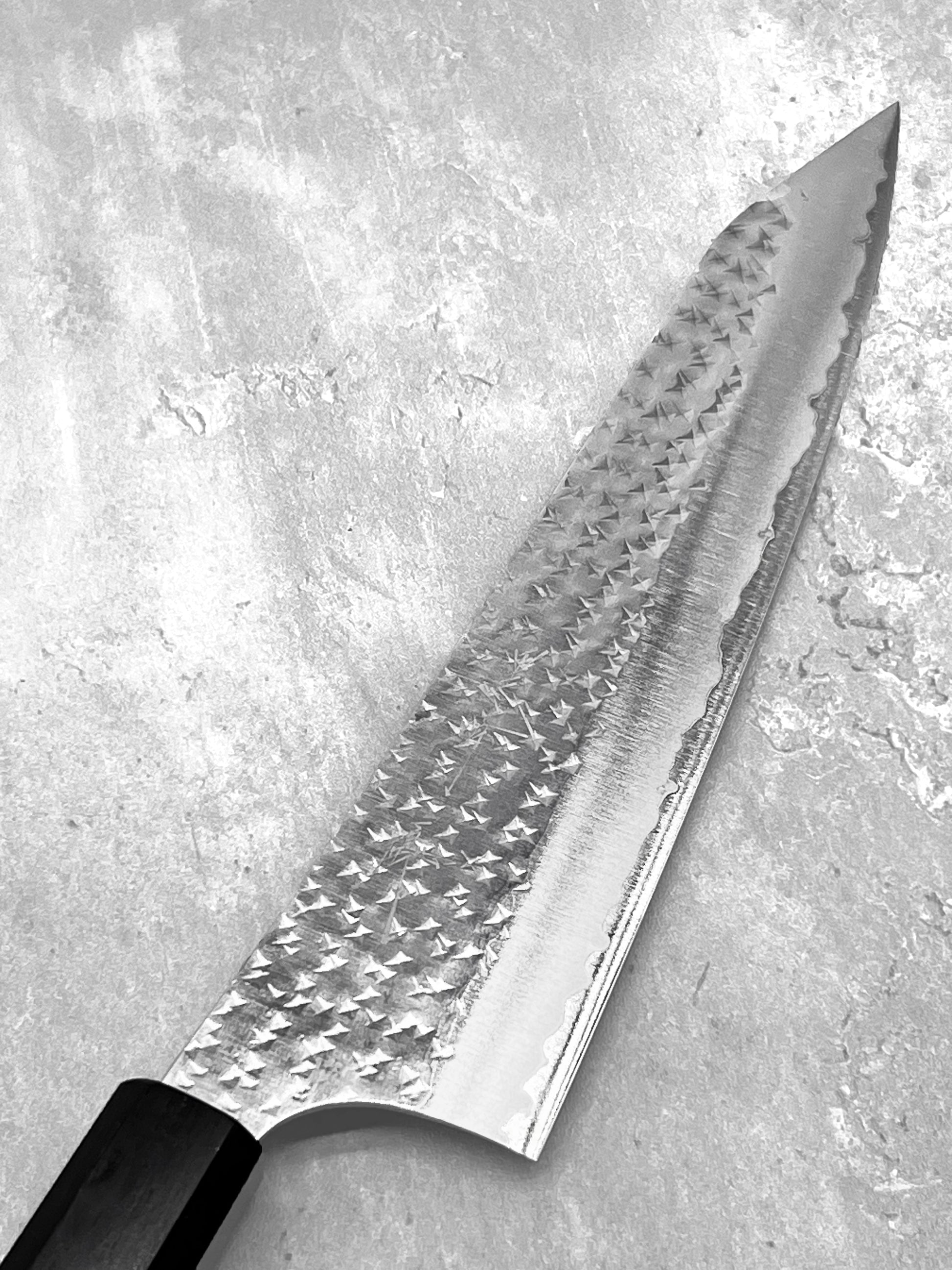 yu Kurosaki 210mm gyuto kokusen ei masaru knives Malaysia japan carbon steel aogami super echizen handmade chef knife