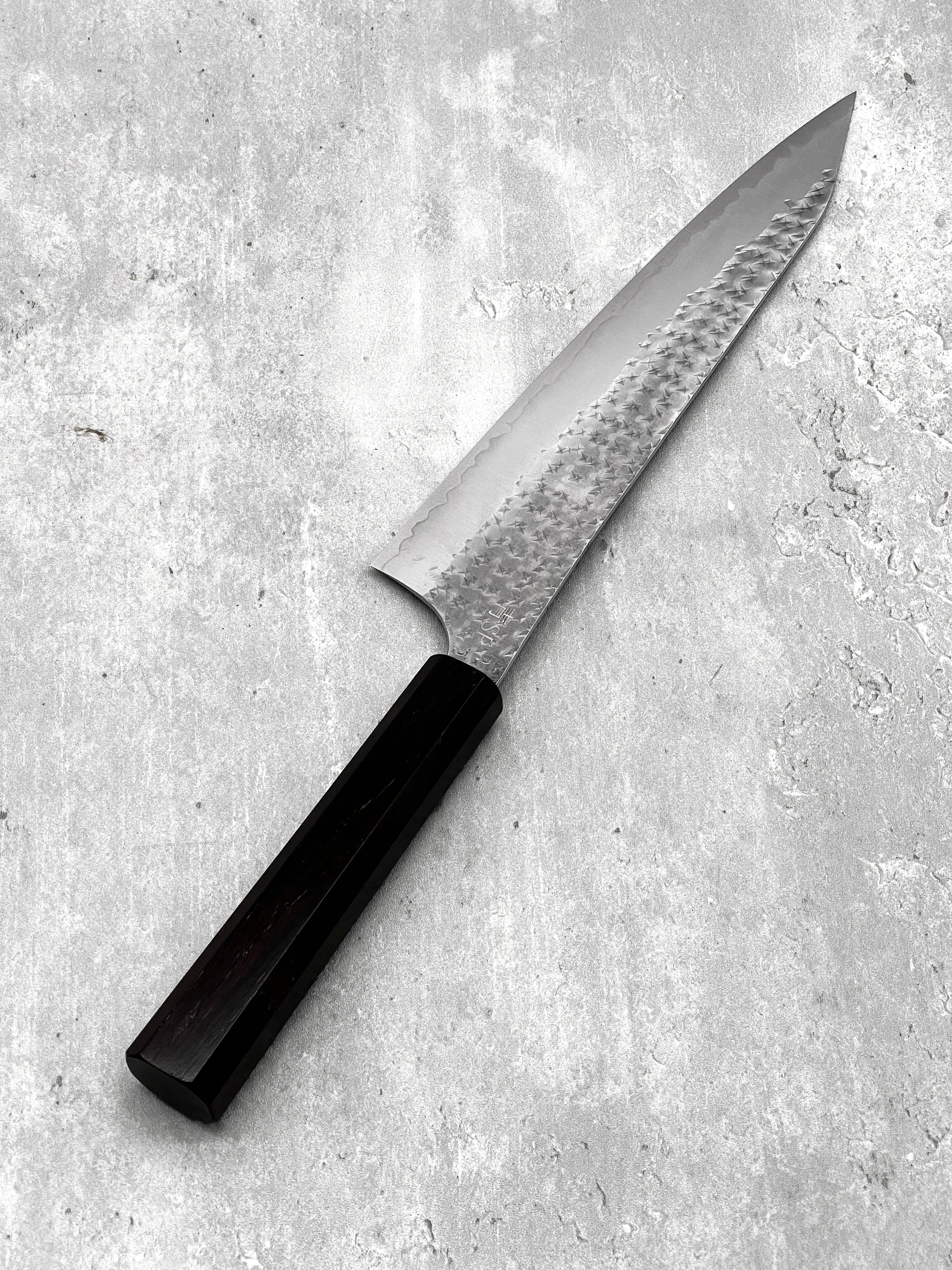 yu Kurosaki 210mm gyuto kokusen ei masaru knives Malaysia japan carbon steel aogami super echizen handmade chef knife