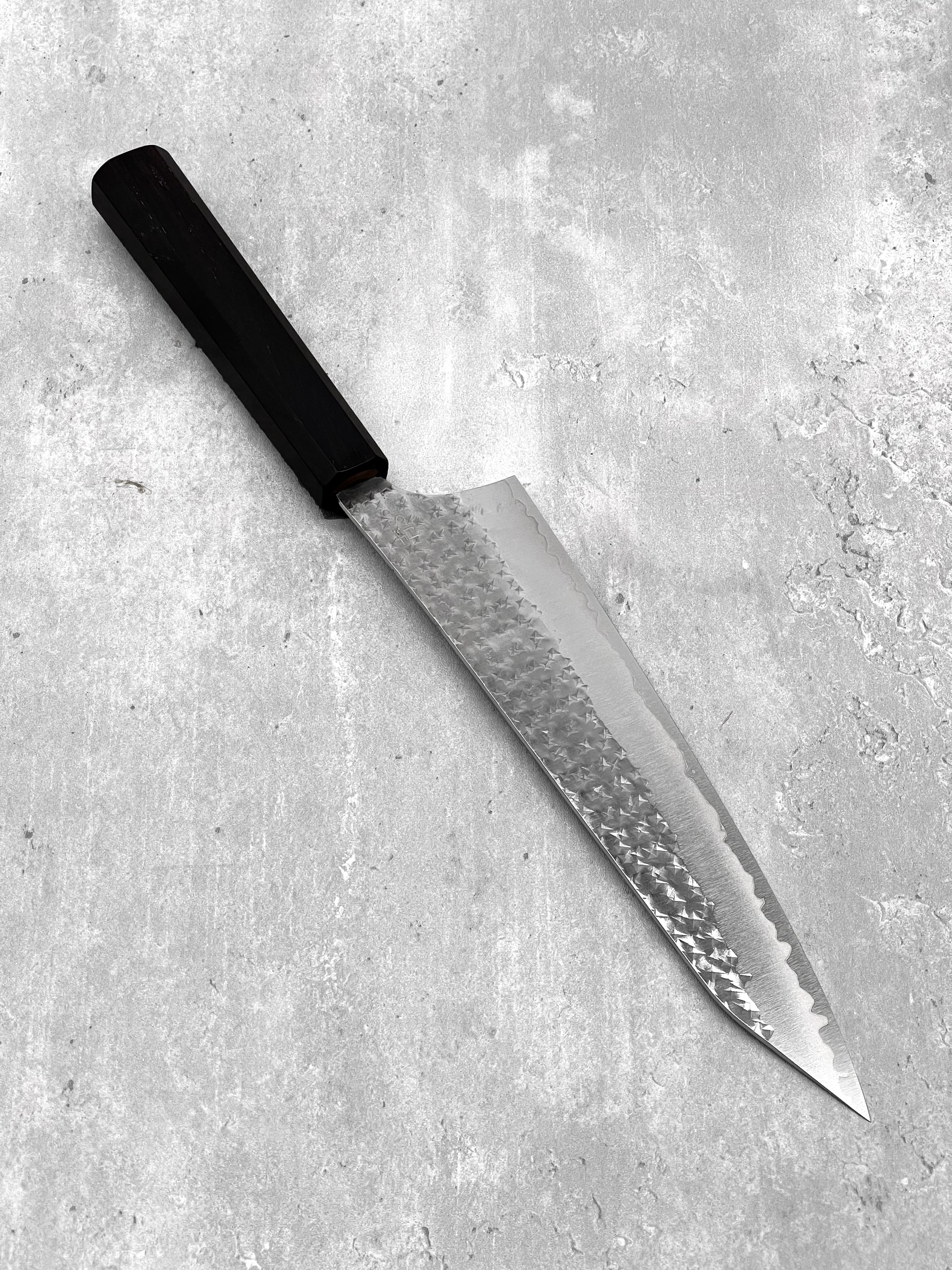 yu Kurosaki 210mm gyuto kokusen ei masaru knives Malaysia japan carbon steel aogami super echizen handmade chef knife