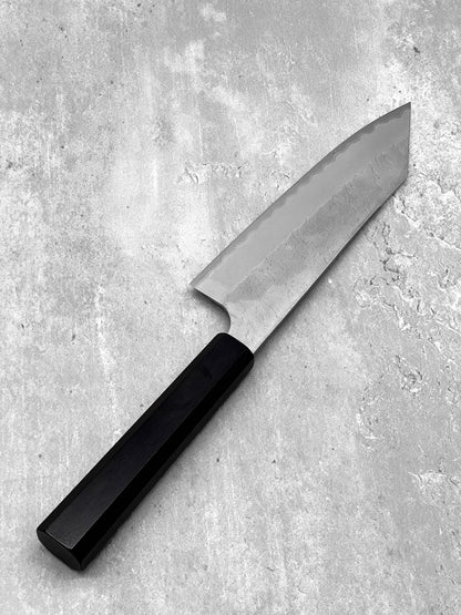 nigara masaru knives Malaysia aogami super 180mm bunka Japanese chef knife carbon steel multipurpose tsuchime