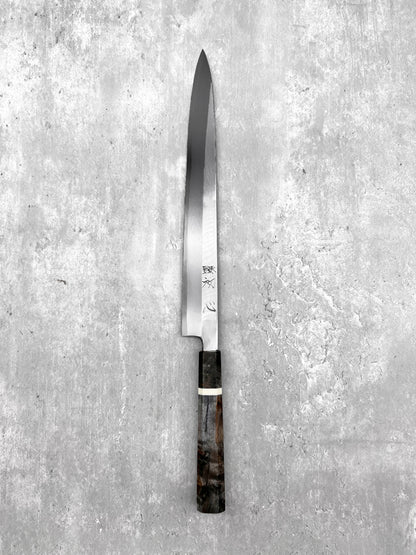 hatsukokoro Myojin 300mm masaru knives Malaysia Japan chef knife Yanagiba shirogami carbon steel tofu slicer fish sashimi 