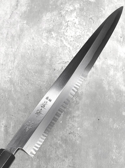 masaru knives Malaysia masaya Shimizu Touroku Sakai yanagiba 300mm carbon steel shirogami #2 sashimi chef japanese knife 