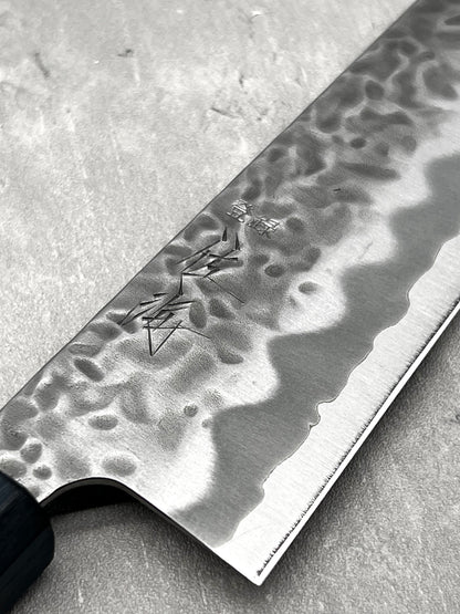 touroku Sakai masaru knives Malaysia 170mm bunka shirogami 1 white 1 carbon steel wa handle japanese chef knife 