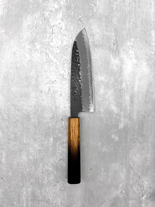 Touroku Sakai masaru knives Malaysia 165mm santoku aogami super japanese Japan knife chef carbon steel 