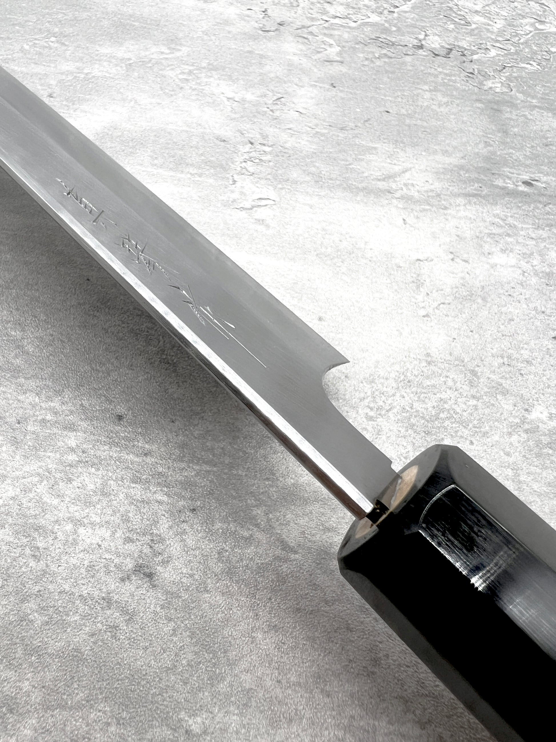 masaru knives Malaysia Japan gyuto 210mm shirogami 2 #2 nakagawa tosa blacksmith Japan chef kitchen knife Japanese store hon kasumi
