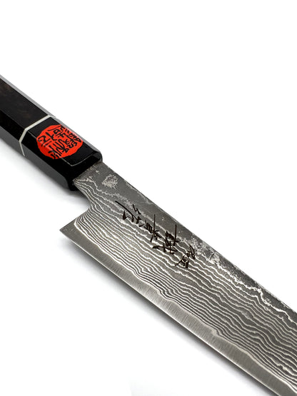 Shigeki Tanaka SG2/R2 33 Layered Damascus 150mm Petty ( Black Series )