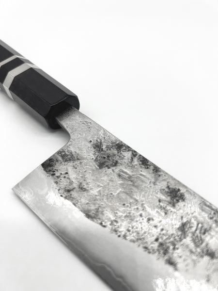 Yoshimune kawamura Malaysia Japanese knives shirogami ebony handle silver ring limited edition sumio gyuto carbon steel masaru 