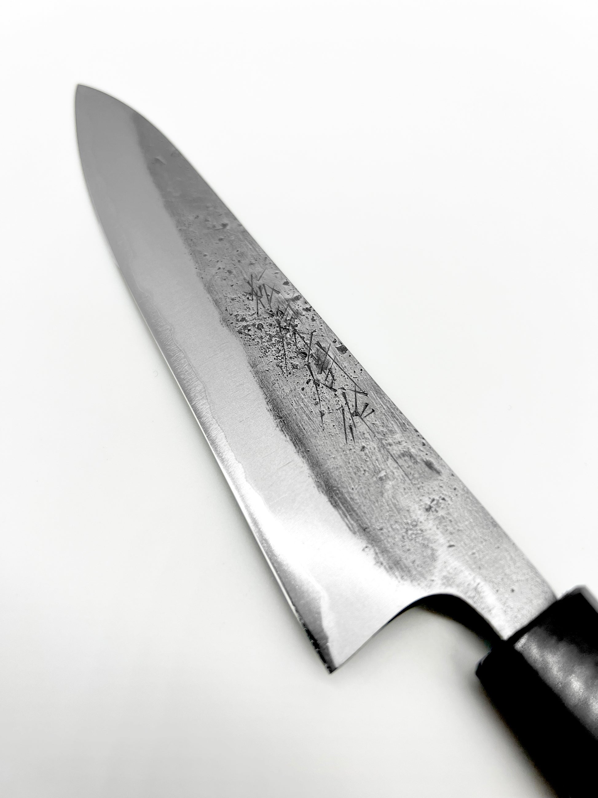 Katsuto Tanaka masaru knives Malaysia Matsubara Japanese knives Aogami 2 nashiji 150mm petty carbon steel 