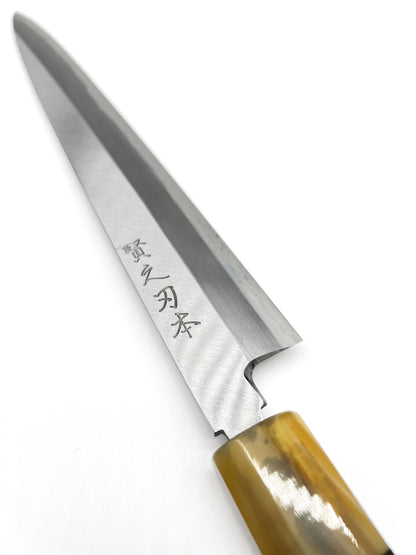 Masaru Knives Malaysia Japanese knives Japan Aogami 2 carbon steel sashimi yanagiba single bevel left right handed ebony white buffalo chef kitchen 
