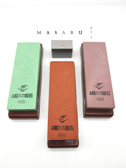 Naniwa Chosera #400 with Stand and Nagura