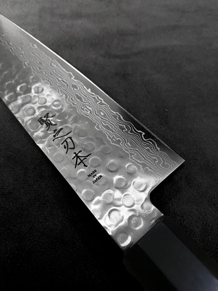 masaru knives, masaru knives, Japanese knives, Malaysia, 45 layered Damascus aus10 , gyuto 210mm
