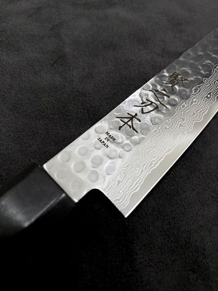 Damascus, 45 layered, 210mm, madeinjapan, Malaysia, masaruknives, masaru, Japan, wahandle, aus10, petty
